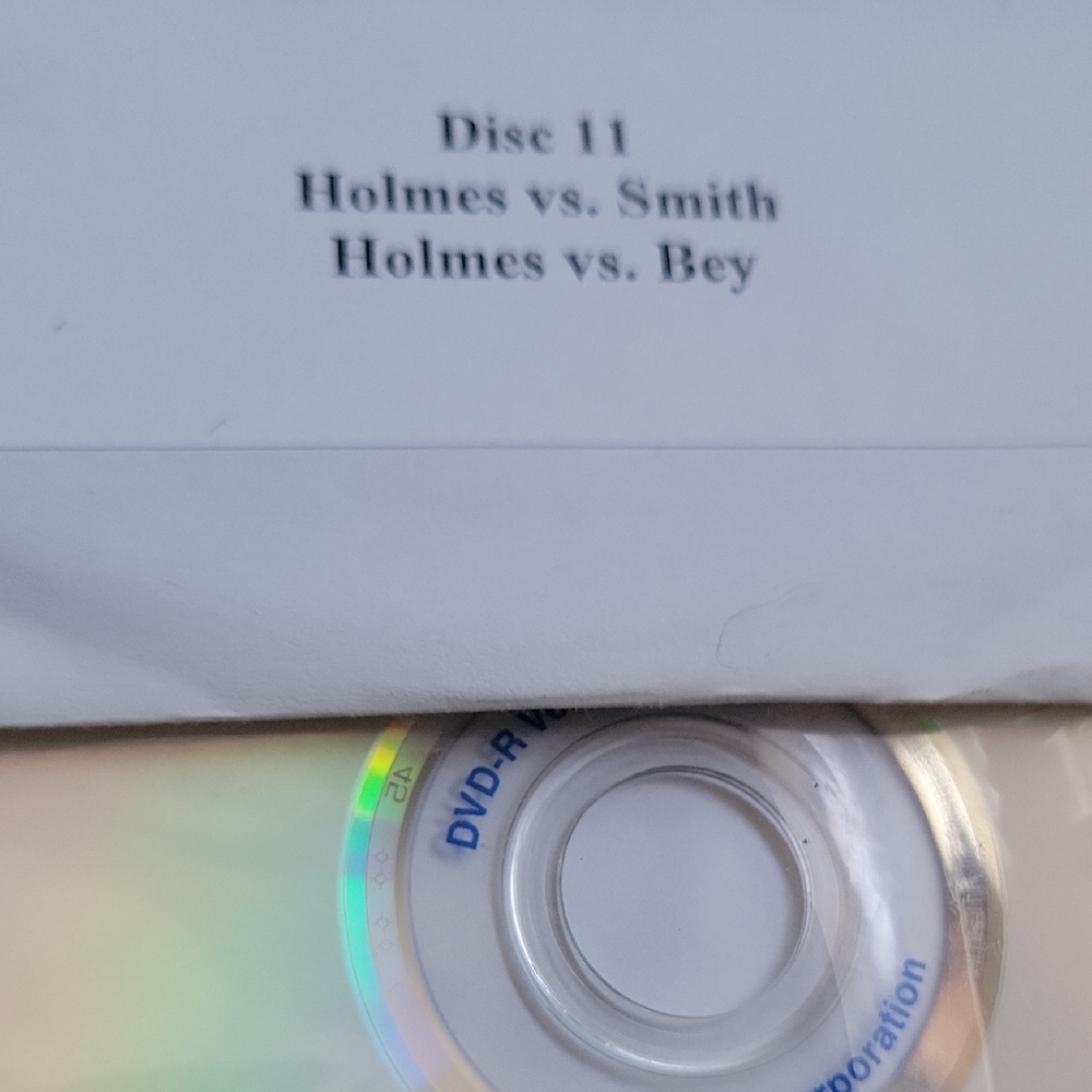 Holmes vs. Smith~ Holmes vs Bey DVD